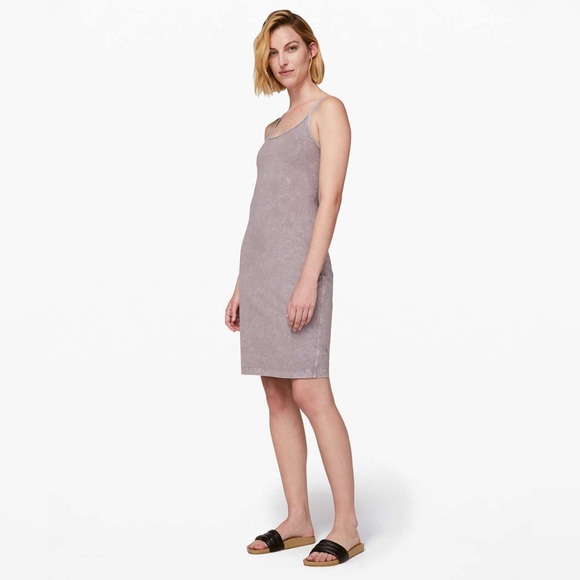 lululemon athletica Dresses & Skirts - Lululemon Inner Glow Dress Washed Half Moon Women’s Size 8